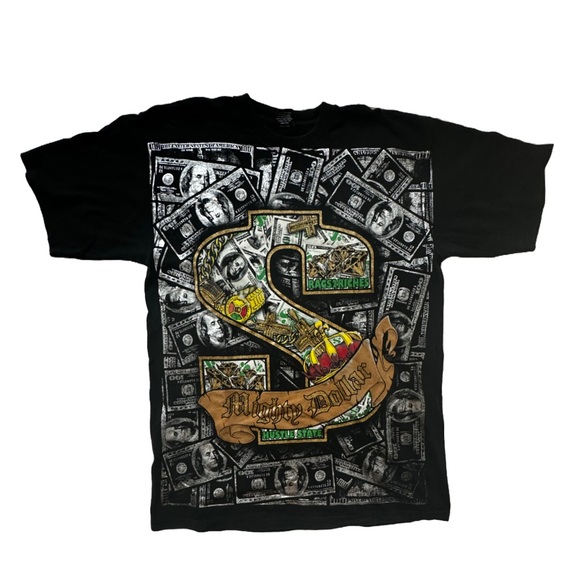Vintage 3XL Big Star Heavy Weight Hustle State Tee